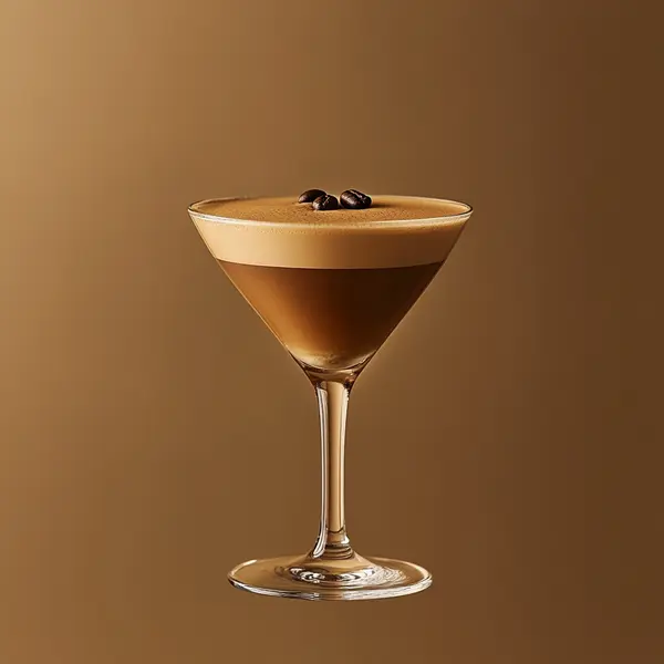 A photo of the Espresso Buzztini cocktail containing Ketel One Vodka, Mr Black Cold Brew Coffee Liqueur, Espresso coffee (freshly made & hot) in a Martini.