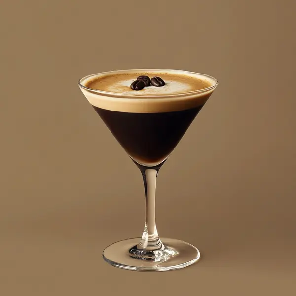 A photo of the Baileys Espresso Buzz cocktail containing Bailey's Irish Cream, Ketel One Vodka, Espresso coffee (freshly made & hot) in a Martini.