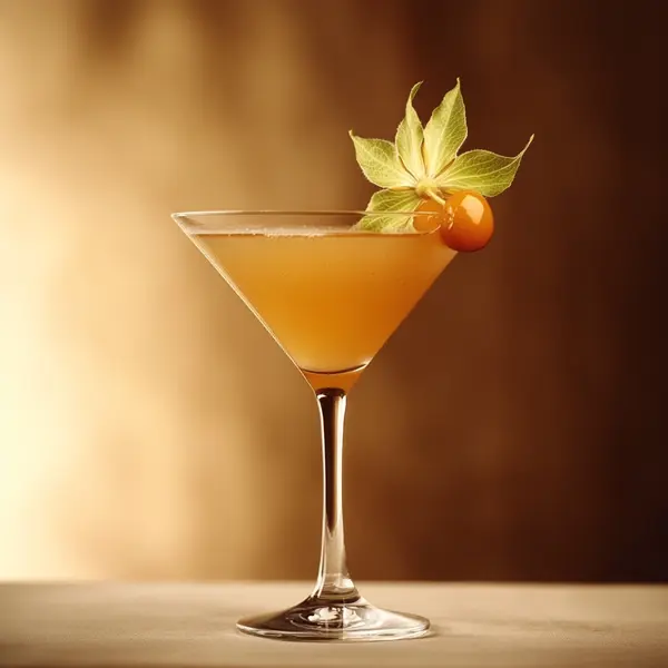 A photo of the Apple Spiced Daiquiri cocktail containing Clove, Planteray 3 Stars White Rum, Pressed apple juice, Freshly squeezed lime juice, Honey syrup in a Martini.
