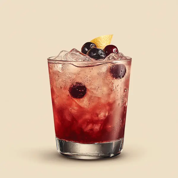A photo of the Bramble Sparkler cocktail containing Beefeater London Dry Gin, LEJAY LAGOUTE Crème de Cassis, Freshly squeezed lemon juice, Club soda in a Sling.