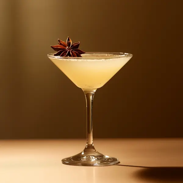 A photo of the Green Fairy Kiss cocktail containing Pernod Absinthe, Tempus Fugit Crème De Menthe, Chilled water (reduce if wet ice) in a Martini.
