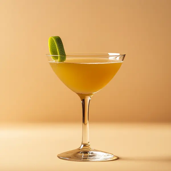 A photo of the Emerald Velvet cocktail containing Hennessy V.S. Cognac, Chartreuse Green, Marie Brizard Crème de Cacao White, Angostura Aromatic Bitters in a Martini.