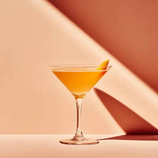 A photo of the Grand Rutte Martini cocktail containing Beefeater London Dry Gin, Martini & Rossi Rosso Sweet Vermouth, Grand Marnier, Angostura Orange Bitters in a Martini.