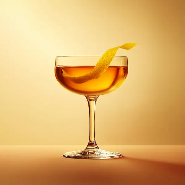 A photo of the Golden Hour Sour cocktail containing Hennessy V.S. Cognac, Giffard Triple Sec, Lillet Blanc Aperitif, Freshly squeezed lemon juice in a Coupe.