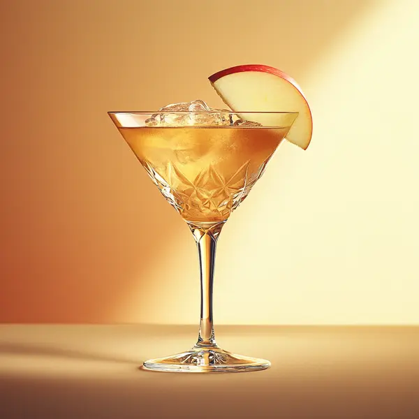 A photo of the Tartan Orchard Sling cocktail containing Compass Box Great King Street Artist's Blend Scotch, Chambord Liqueur, Giffard Abricot Du Roussillon, Galliano Autentico Liqueur, Pressed apple juice in a Sling.