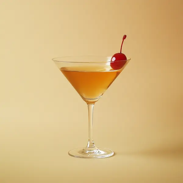 A photo of the Monk's Martini cocktail containing Beefeater London Dry Gin, Bénédictine D.O.M. Liqueur, Luxardo Maraschino Liqueur, Chilled water (reduce if wet ice) in a Martini.