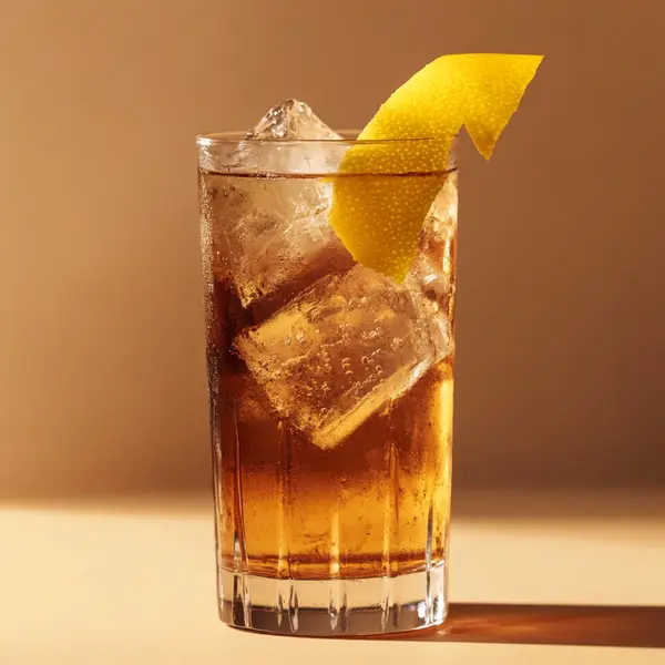 A photo of the Bourbon Buckaroo cocktail containing Savage & Cooke Cask Finished Bourbon, Angostura Aromatic Bitters, Ginger ale in a Highball.