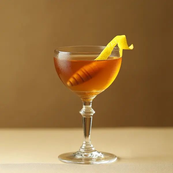 A photo of the Highland Honey Toddy cocktail containing Runny honey, Compass Box Great King Street Artist's Blend Scotch, Clove, Freshly grated nutmeg, Hot English breakfast tea in a Toddy.