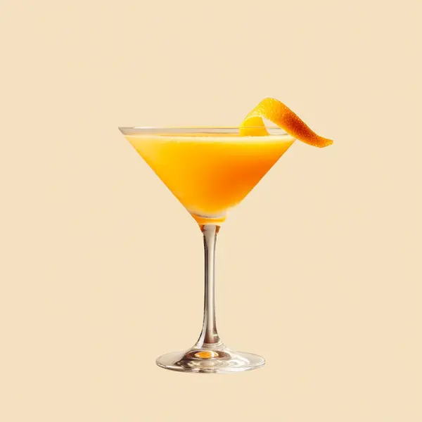 A photo of the Citrus Twirl Martini cocktail containing Beefeater London Dry Gin, Giffard Triple Sec, Freshly squeezed orange juice, Chilled water (reduce if wet ice) in a Martini.