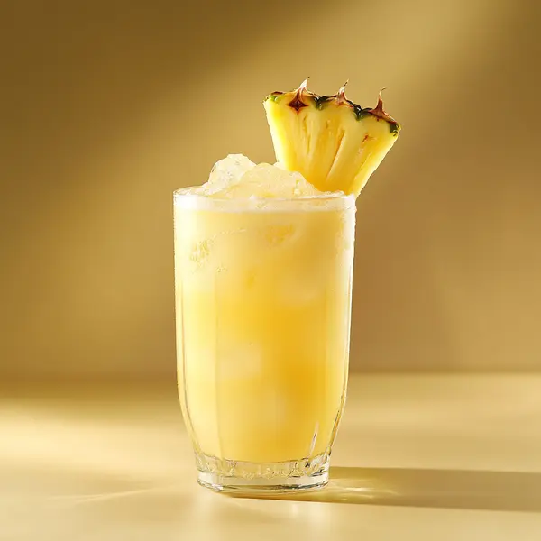 A photo of the Tropical Amour cocktail containing Planteray 3 Stars White Rum, Giffard Crème de Violette Liqueur, Fresh pressed pineapple juice in a Collins.