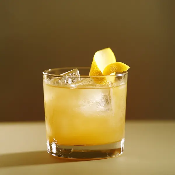 A photo of the Chartreuse Apple Smash cocktail containing Chartreuse Green, Beefeater London Dry Gin, Freshly squeezed lemon juice, Medium dry apple cider in a Old-Fashioned.