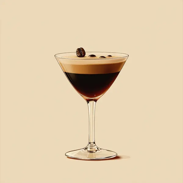 A photo of the Maple Mocha-tini cocktail containing Ketel One Vodka, Mr Black Cold Brew Coffee Liqueur, Maple syrup, Espresso coffee (freshly made & hot) in a Martini.
