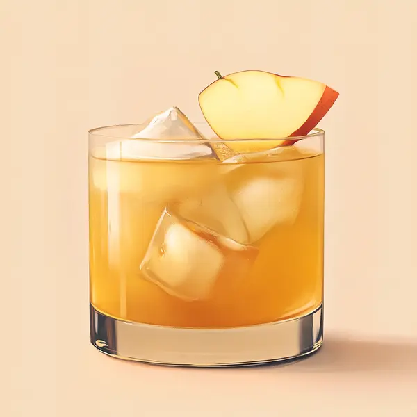 A photo of the Appletini Breeze cocktail containing Ketel One Vodka, MIDORI Melon Liqueur, Rothman & Winter Orchard Peach Liqueur, Pressed apple juice in a Old-Fashioned.