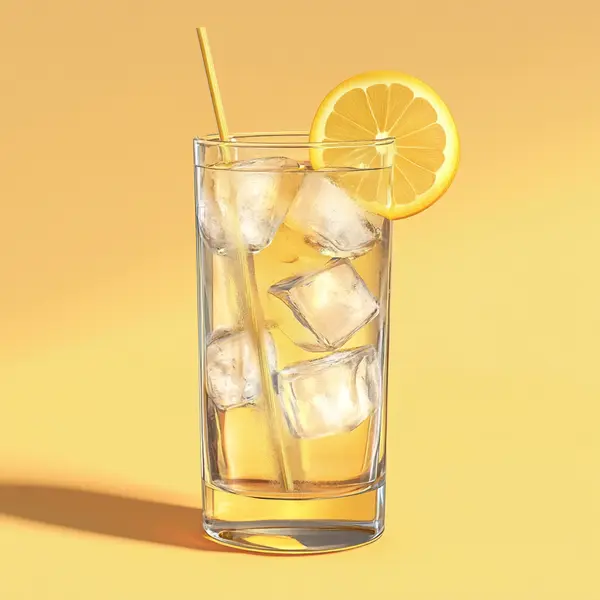 A photo of the Buzzin' Bourbon Collins cocktail containing Runny honey, Savage & Cooke Cask Finished Bourbon, Freshly squeezed lemon juice, Lemon-lime soda in a Collins.