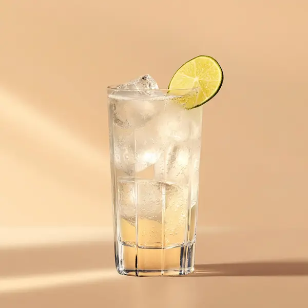 A photo of the Lychee Lime Fizz cocktail containing Beefeater London Dry Gin, Giffard Lichi-Li Liqueur, Freshly squeezed lime juice, Club soda in a Collins (Small 8 oz).