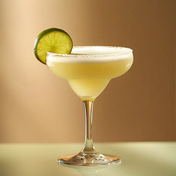 A photo of the Foam Fiesta Margarita cocktail containing Salt, Chilled water, Fee Brothers Fee Foam Egg White Alternative, Milagro Reposado Tequila, Freshly squeezed lime juice, Giffard Triple Sec in a Margarita.