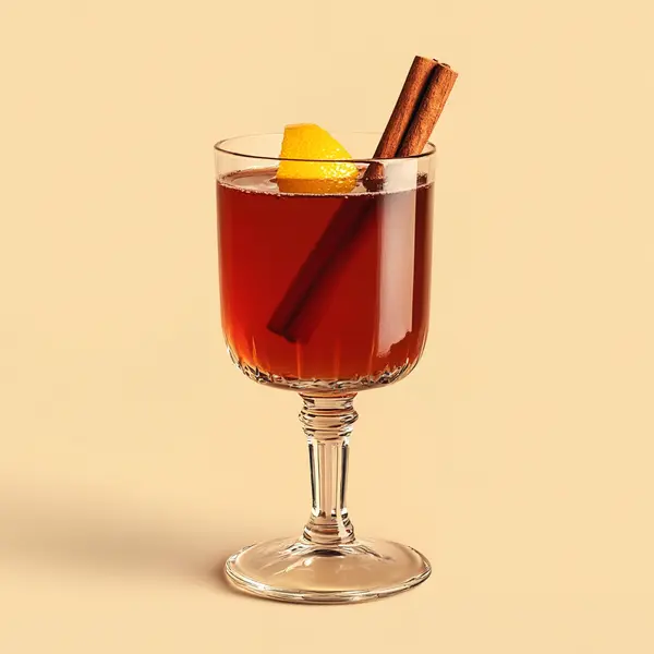 A photo of the Port-n-Spice Toddy cocktail containing Clove, Freshly grated nutmeg, Ground cinnamon, Graham's 10 Year Old Aged Tawny Port, Shiraz red wine, Fresh orange, Freshly squeezed lemon juice, Runny honey, Grand Marnier, Boiling water in a Toddy.