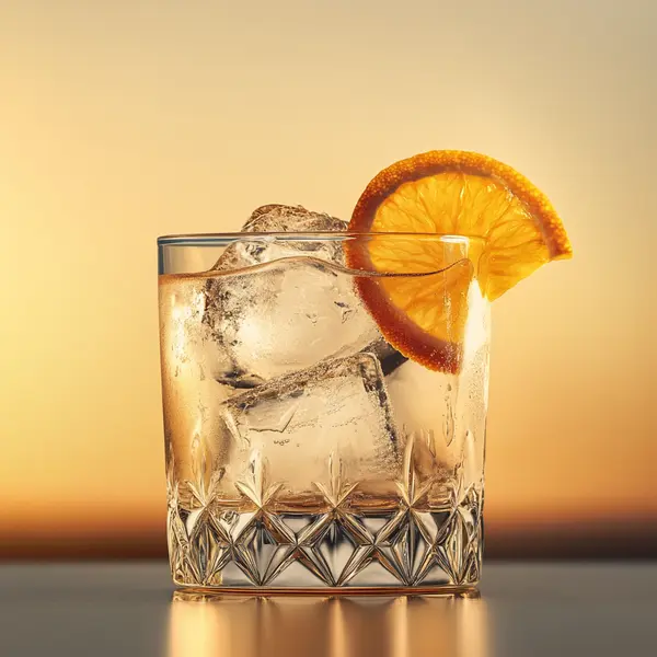 A photo of the White Negroni Twist cocktail containing Beefeater London Dry Gin, Luxardo Bitter Bianco Liqueur, Dolin Blanc Vermouth in a Old-Fashioned.