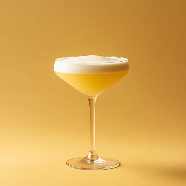 A photo of the Cloud Nine Martini cocktail containing Beefeater London Dry Gin, Luxardo Maraschino Liqueur, Freshly squeezed lemon juice, Fee Brothers Fee Foam Egg White Alternative, Single cream / half-and-half in a Martini.