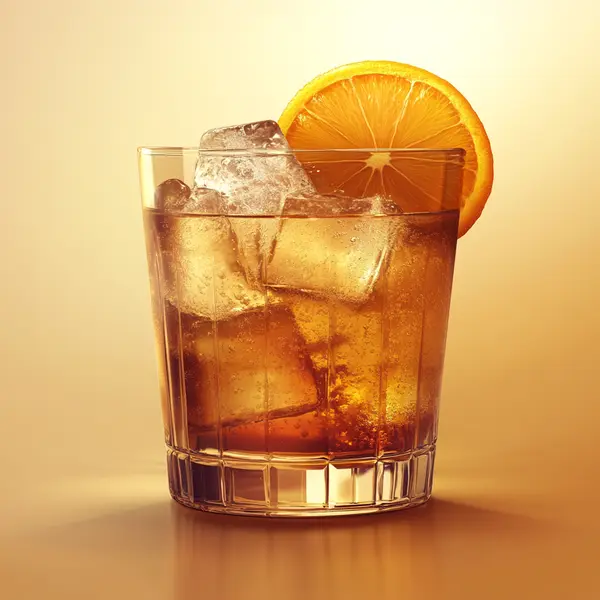 A photo of the Suze Saint-Germain cocktail containing Rhum J.M VSOP Martinique Aged Rum, Suze Aperitif, Noilly Prat Dry Vermouth, Pernod Absinthe in a Old-Fashioned.