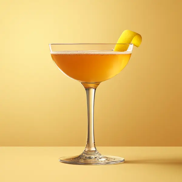 A photo of the Monte Derby Delight cocktail containing Savage & Cooke Cask Finished Bourbon, Amaro Montenegro Italian Liqueur, Aperol Aperitivo, Freshly squeezed lemon juice in a Coupe.