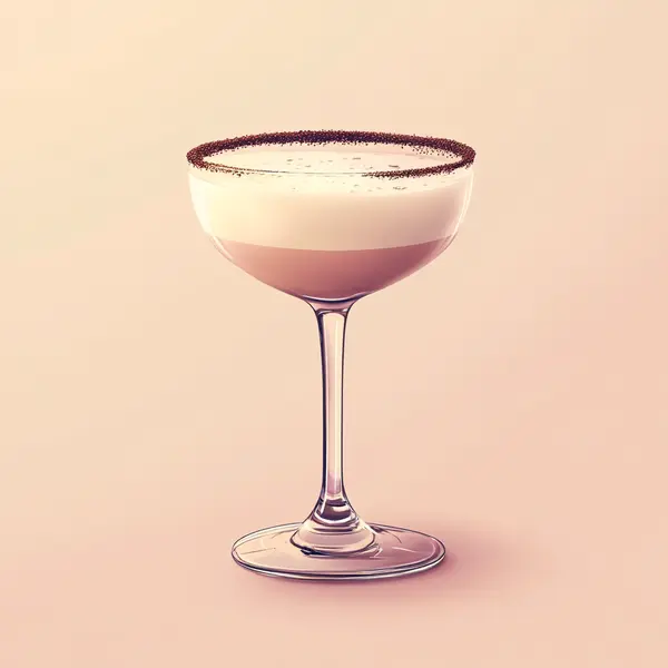 A photo of the Choco-Gini Martini cocktail containing Beefeater London Dry Gin, Marie Brizard Crème de Cacao White, Milk in a Coupe.