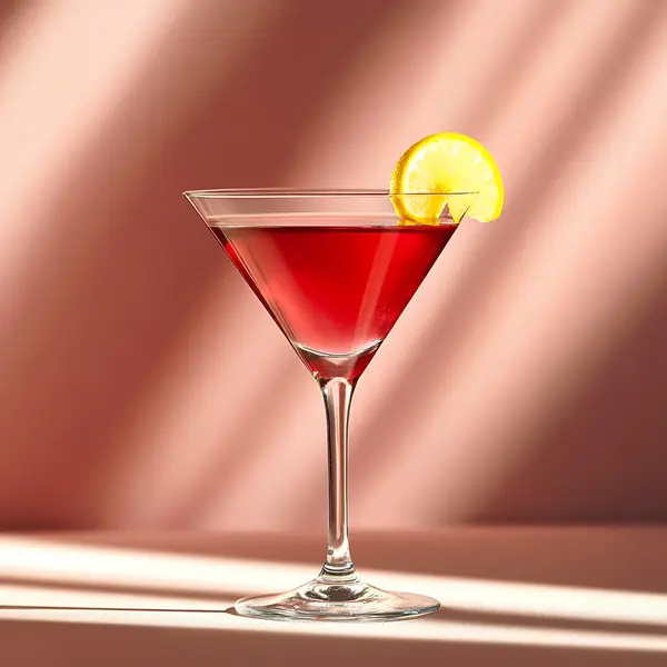 A photo of the Fée-nominal Martini cocktail containing Beefeater London Dry Gin, Noilly Prat Dry Vermouth, Pernod Absinthe, Liber & Co. Real Grenadine in a Martini.
