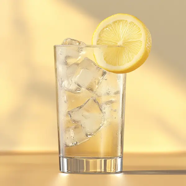 A photo of the Limon-Groove Spritz cocktail containing Lemon (chopped wedges), Pallini Limoncello, Angostura Aromatic Bitters, Tonic water in a Collins.