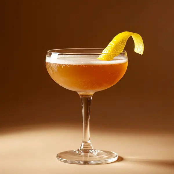 A photo of the Spiced Rye Fizz cocktail containing Willett Family Estate Bottled 4 Year Rye, Angostura Aromatic Bitters, St. Elizabeth Allspice Dram, Freshly squeezed lemon juice, Liber & Co. Real Grenadine, Fee Brothers Fee Foam Egg White Alternative in a Coupe.