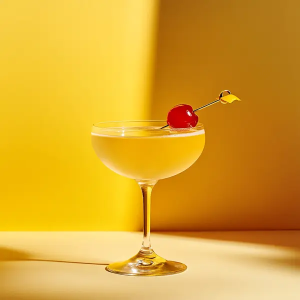 A photo of the Rum Soiree cocktail containing Planteray 3 Stars White Rum, Giffard Triple Sec, Noilly Prat Dry Vermouth in a Coupe.