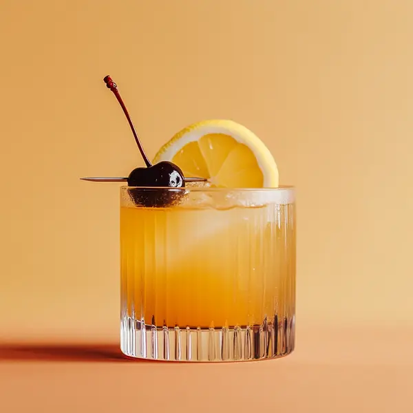 A photo of the Quince Quiver cocktail containing Quince mustard jam, Ketel One Vodka, Freshly squeezed lemon juice, Fee Brothers Fee Foam Egg White Alternative in a Old-Fashioned.