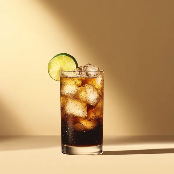 A photo of the Golden Dutch Fizz cocktail containing Ketel One Vodka, Galliano Autentico Liqueur, Coca-Cola in a Collins.