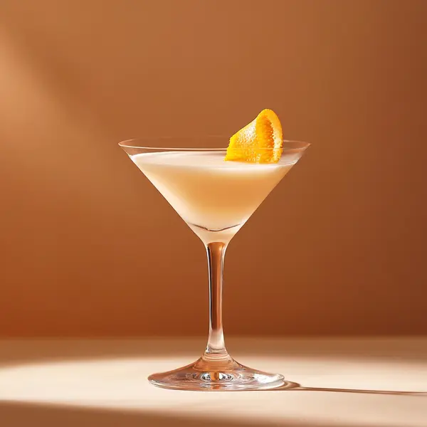 A photo of the Dutch Chocolate Martini cocktail containing Beefeater London Dry Gin, Ketel One Vodka, Marie Brizard Crème de Cacao White in a Martini.