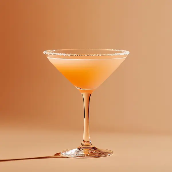 A photo of the Salty Pink Martini cocktail containing Ketel One Vodka, Luxardo Maraschino Liqueur, Freshly squeezed pink grapefruit juice in a Martini.