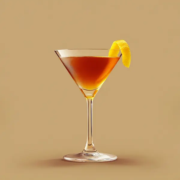 A photo of the Cognac Carnival Martini cocktail containing Planteray 3 Stars White Rum, Hennessy V.S. Cognac, Grand Marnier, Liber & Co. Real Grenadine, Freshly squeezed lemon juice, Angostura Aromatic Bitters in a Martini.