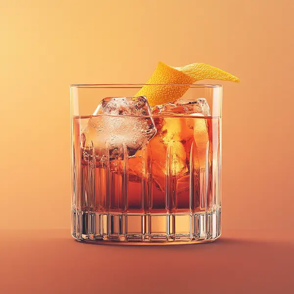 A photo of the Sparkling Sunset Spritz cocktail containing La Marca Prosecco, Campari Aperitivo, Club soda in a Old-Fashioned.