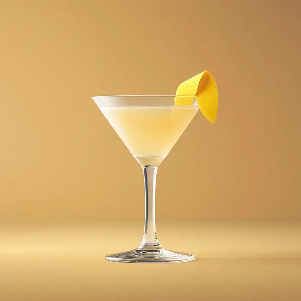 A photo of the Honeybee Daiquiri cocktail containing Planteray 3 Stars White Rum, Runny honey, Freshly squeezed lemon juice in a Martini.