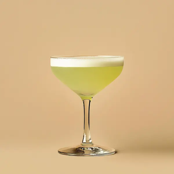 A photo of the Emerald Isle Daiquiri cocktail containing Planteray 3 Stars White Rum, Drambuie Liqueur, Chartreuse Green, Freshly squeezed lime juice, Vanilla sugar syrup in a Martini.