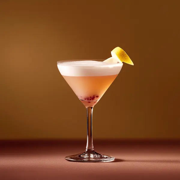 A photo of the Raspberry Breeze Martini cocktail containing Planteray 3 Stars White Rum, Chambord Liqueur, Pressed apple juice in a Martini.