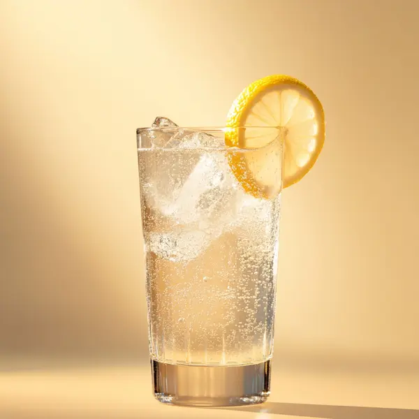 A photo of the Zesty Dutch Fizz cocktail containing Ketel One Vodka, Club soda in a Collins.