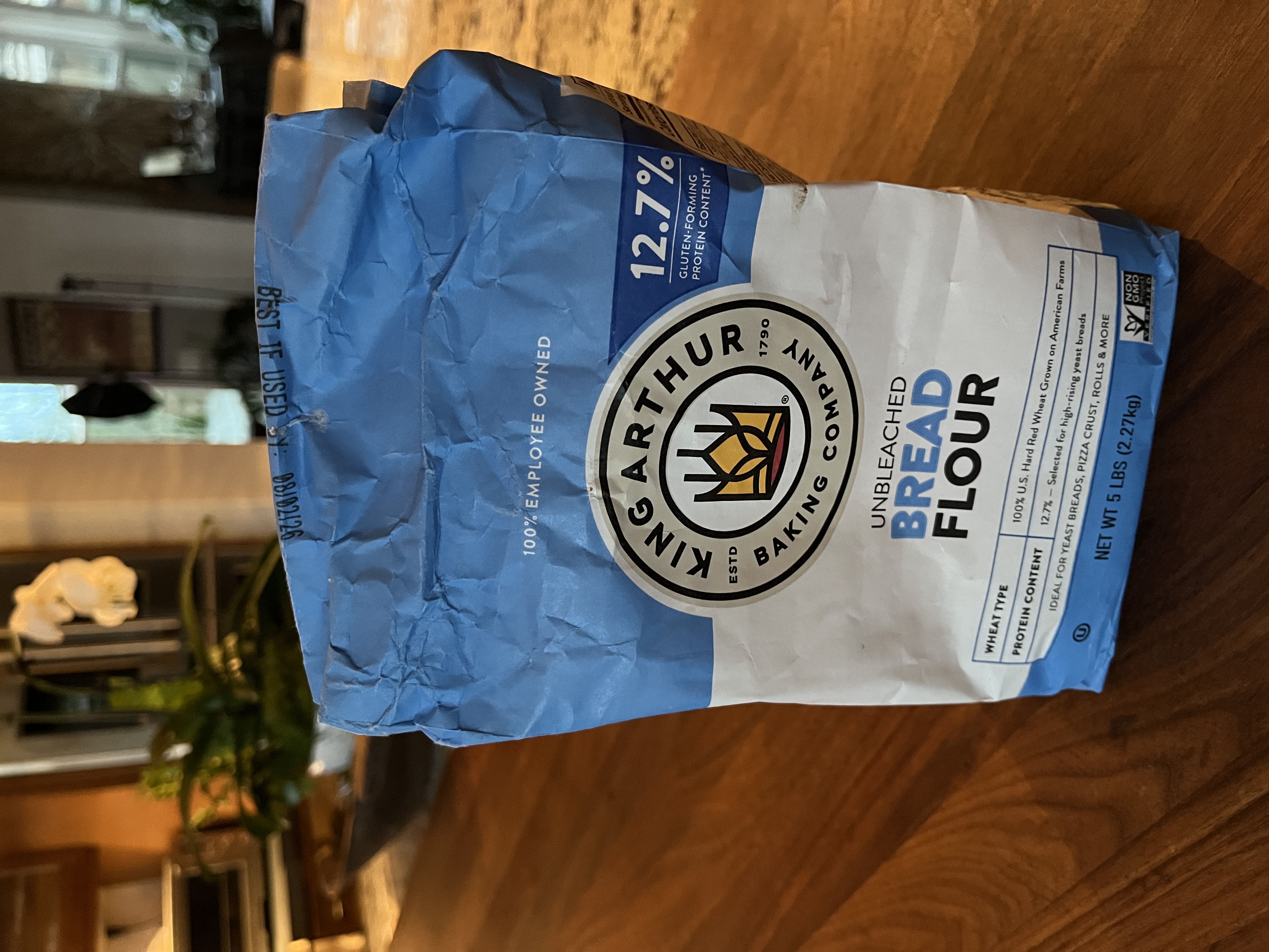 Image of In a large bowl add your bread flour, salt, yeast...