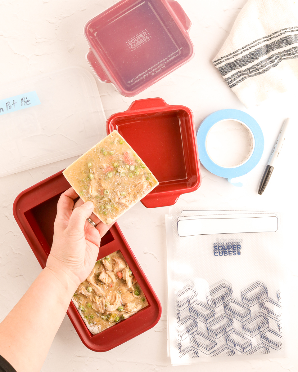 Image of Optional: Pop-out the cubes and transfer them to freezer-safe bags....