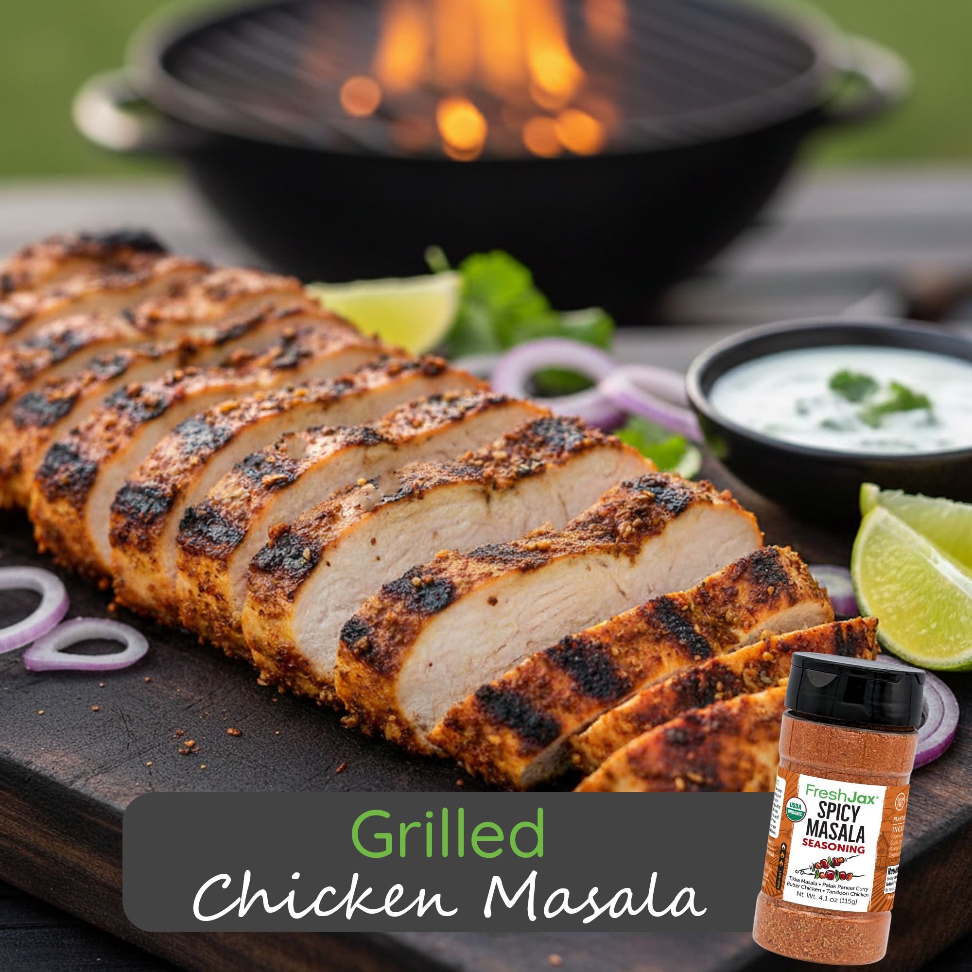Grilled Chicken Masala