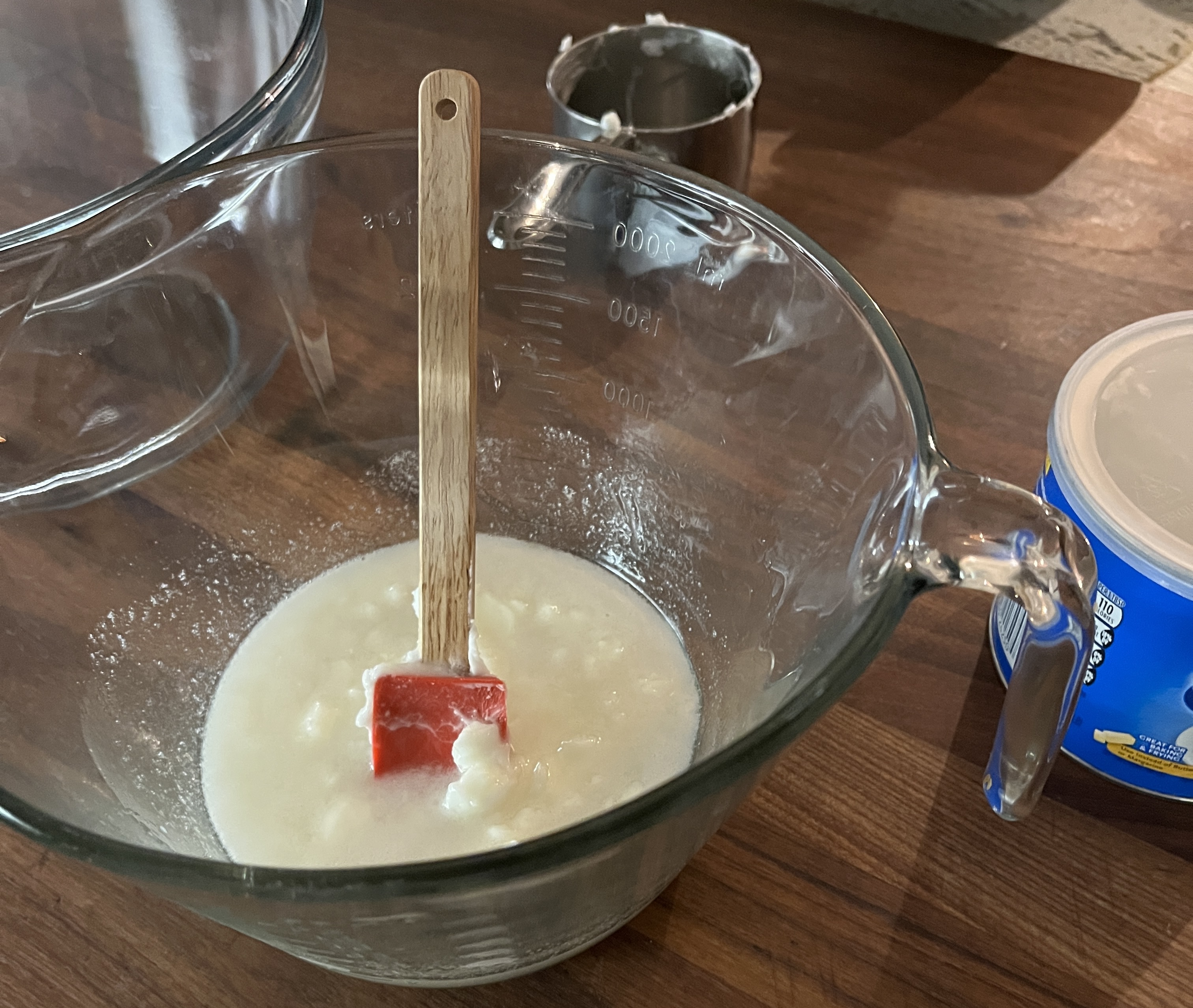 Image of Melt crisco in microwave for 1 minute. 