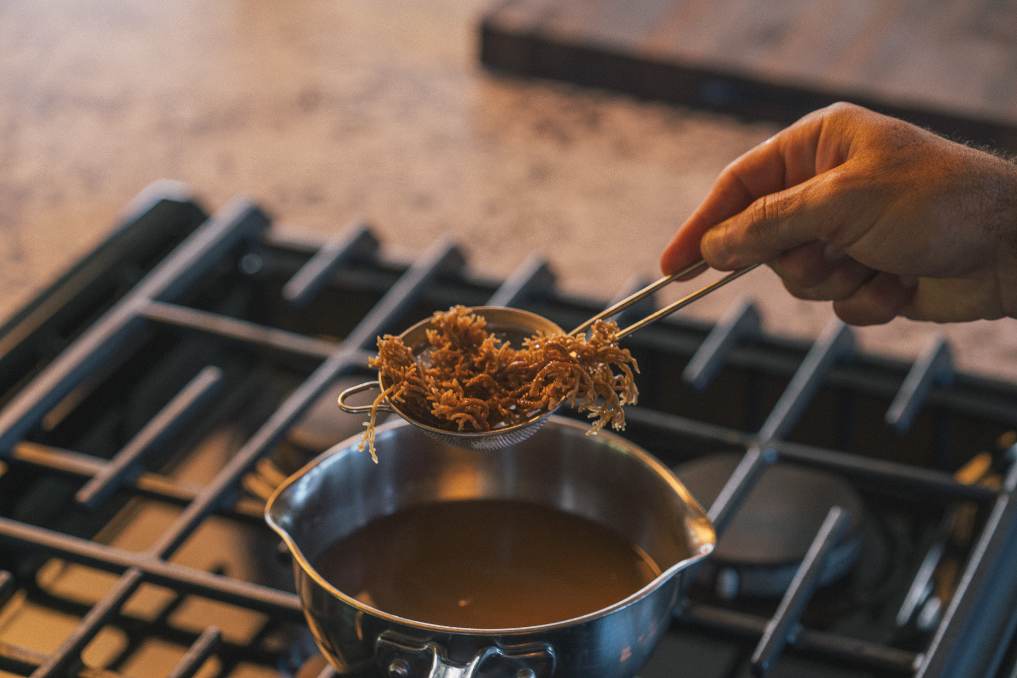 Image of Infuse with sea moss:Add the sea moss to the warm...