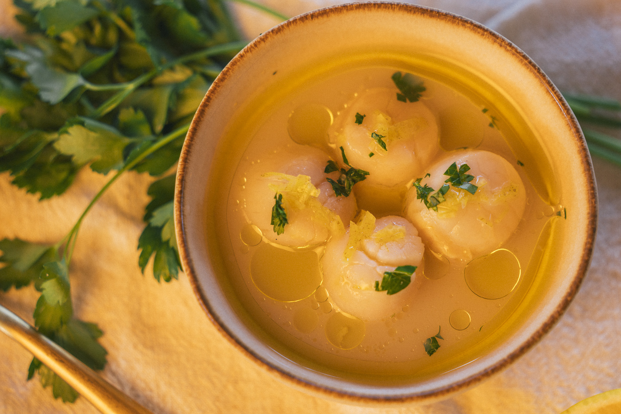 Image of Finish the dish: Add a pinch of fresh chopped parsley,...