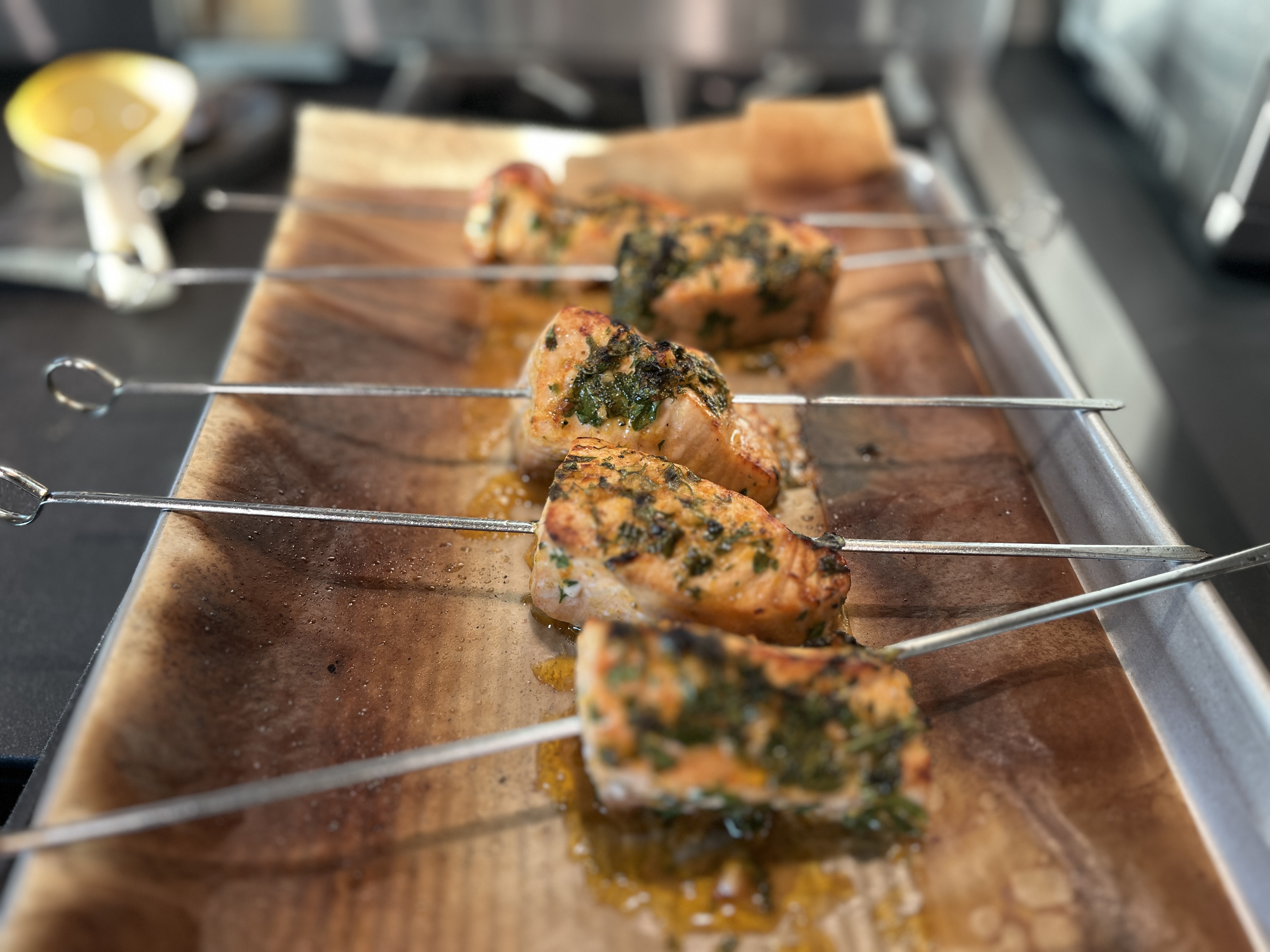 Image of Place salmon in oven and broil for 7-8 minutes. Turn...