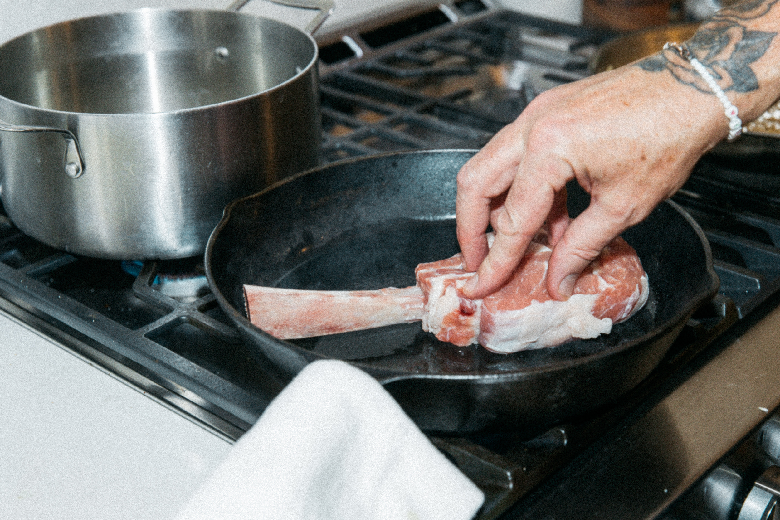 Image of Sear the VealHeat a cast iron pan over medium-high heat...