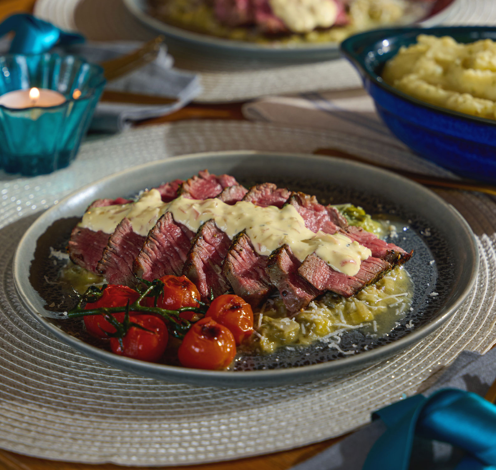 Pan-Seared Fillet Steaks with Shallot Béarnaise 
