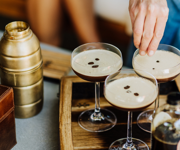 Image of Strain into a chilled glass and add garnish.